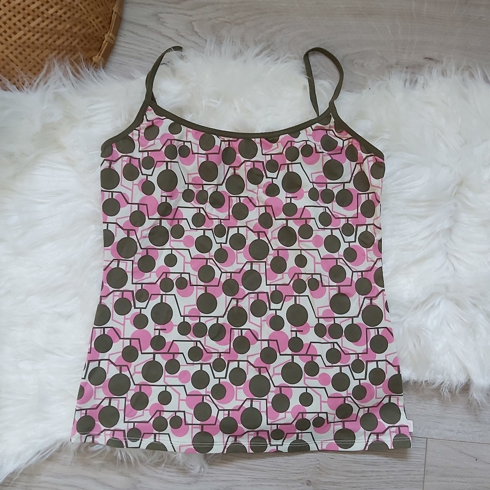 Calvin Klein polka dot tank top Y2K